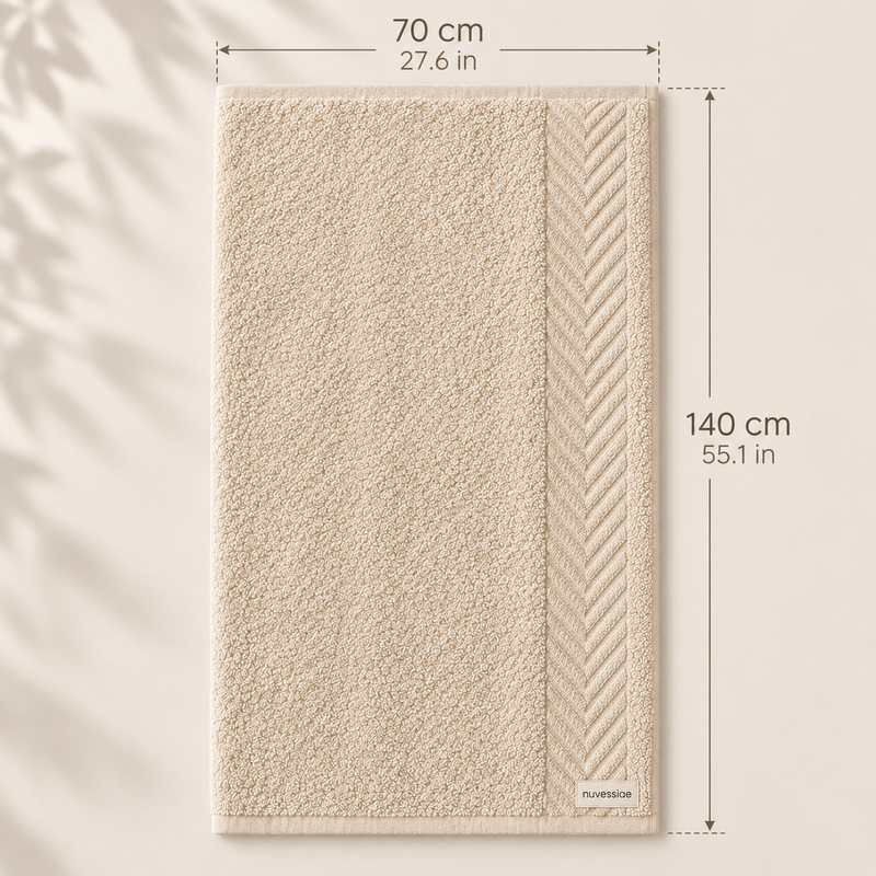 Nuvessiae™ HerringVeil Bath Towel