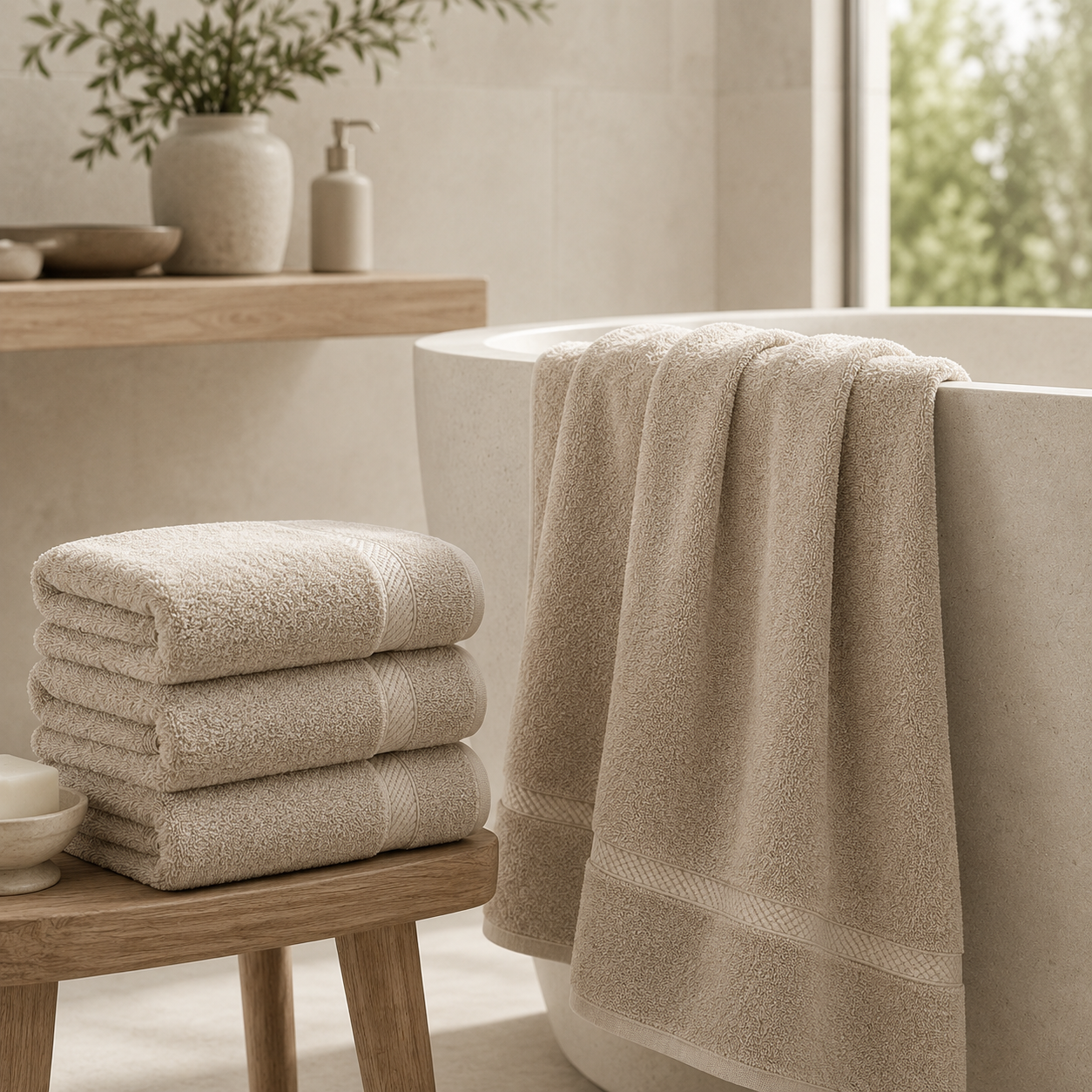 Nuvessiae™ DeepCloud Plush Bath Towel