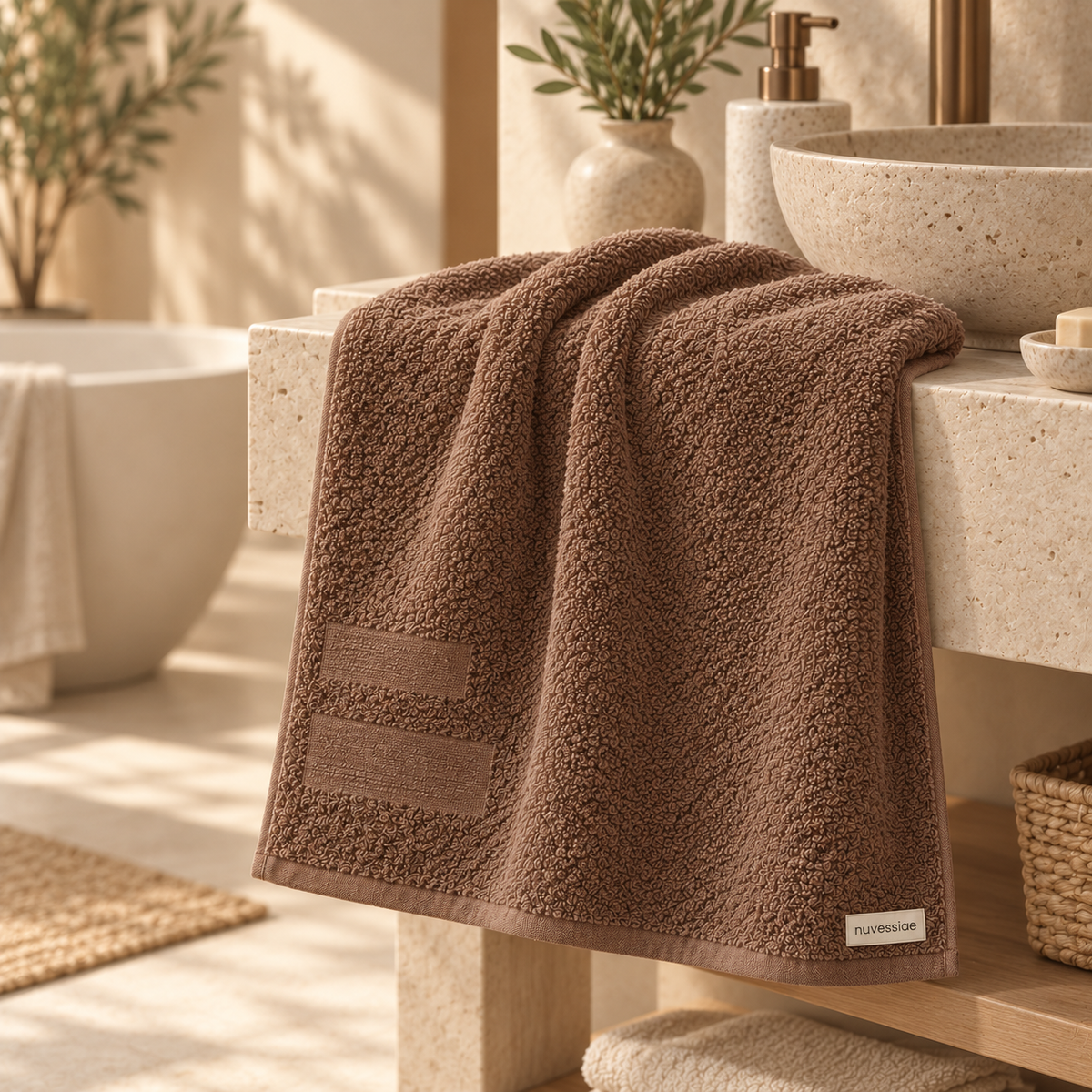 Nuvessiae™ ClayInset Bath Sheet