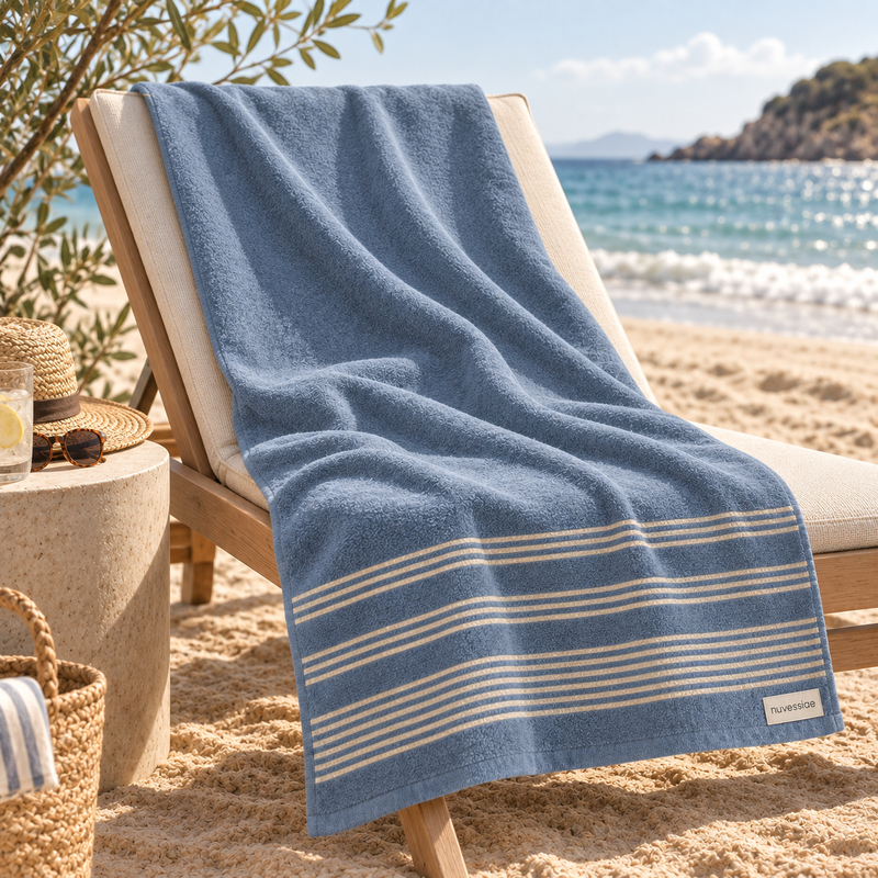 Nuvessiae™ BlueReach Beach Towel