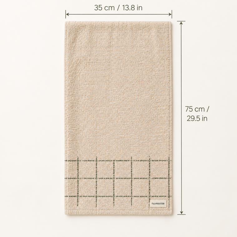 Nuvessiae™ GridPause Kitchen Towel Duo