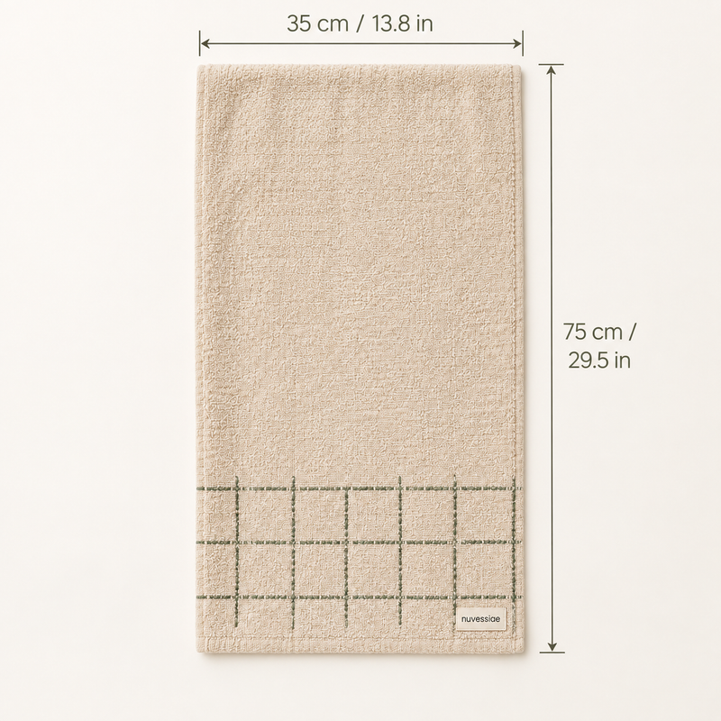 Nuvessiae™ GridPause Kitchen Towel Duo