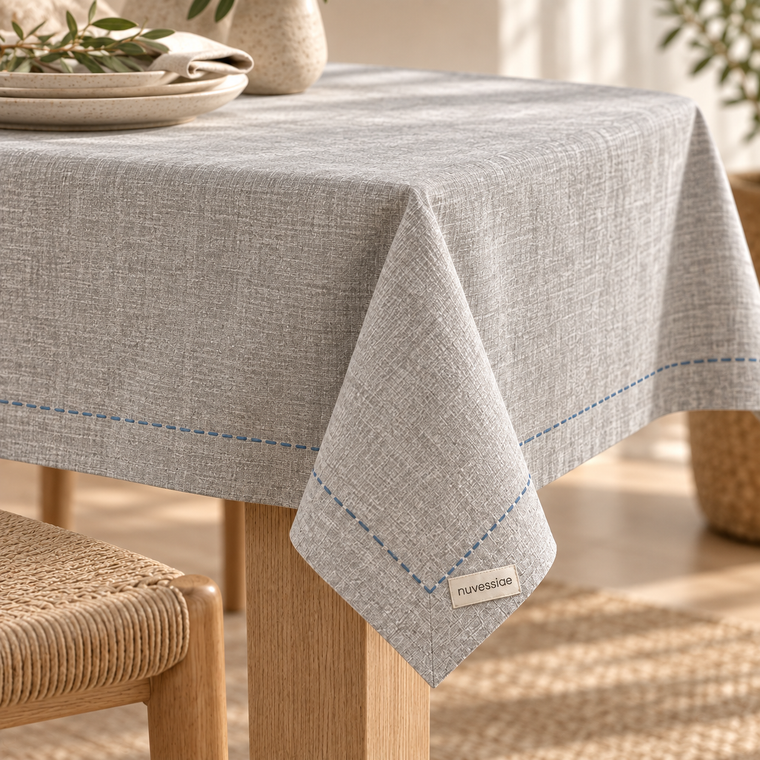 Nuvessiae™ BlueStitch Rectangular Tablecloth
