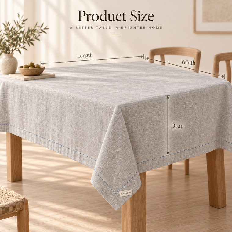 Nuvessiae™ BlueStitch Rectangular Tablecloth