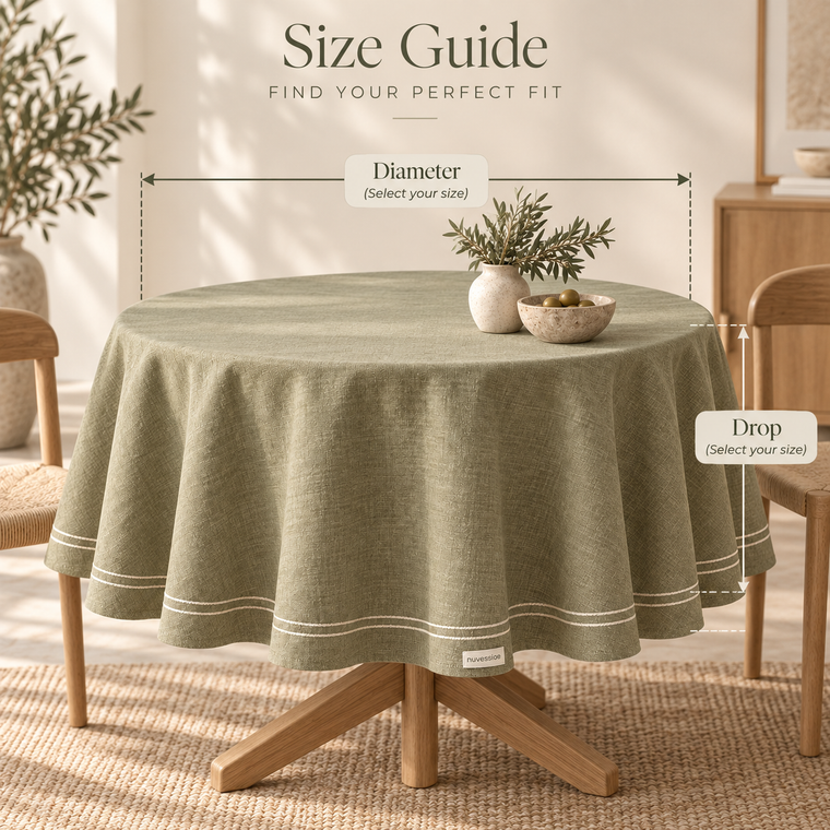 Nuvessiae™ HaloMoss Round Tablecloth