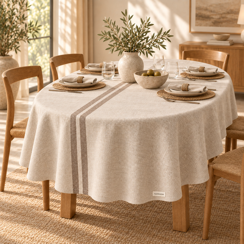 Nuvessiae™ LongArc Oval Tablecloth