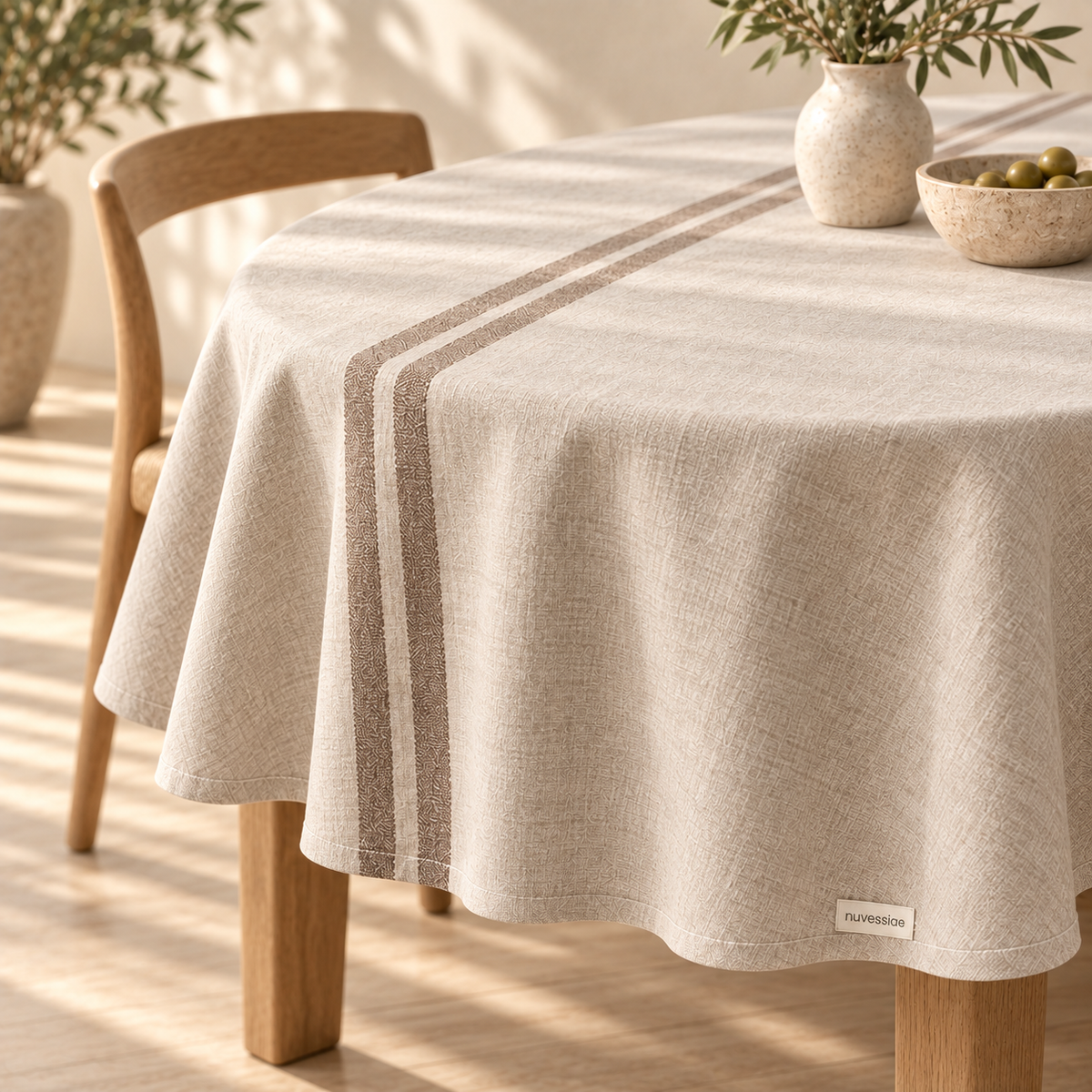 Nuvessiae™ LongArc Oval Tablecloth