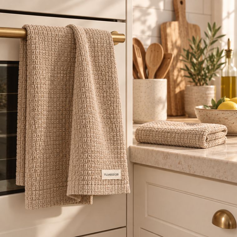 Nuvessiae™ GrainNest Textured Dish Towel Trio