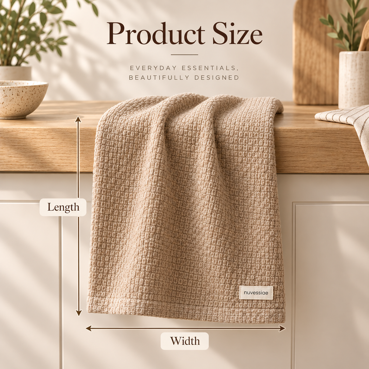 Nuvessiae™ GrainNest Textured Dish Towel Trio