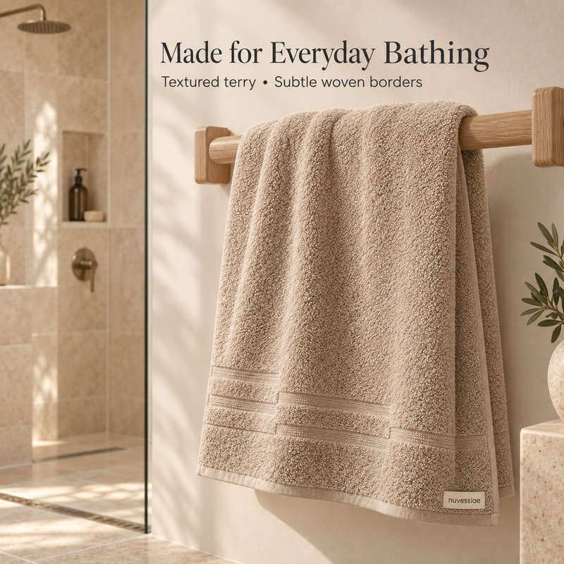 Nuvessiae™ DuneStep Textured Bath Towel