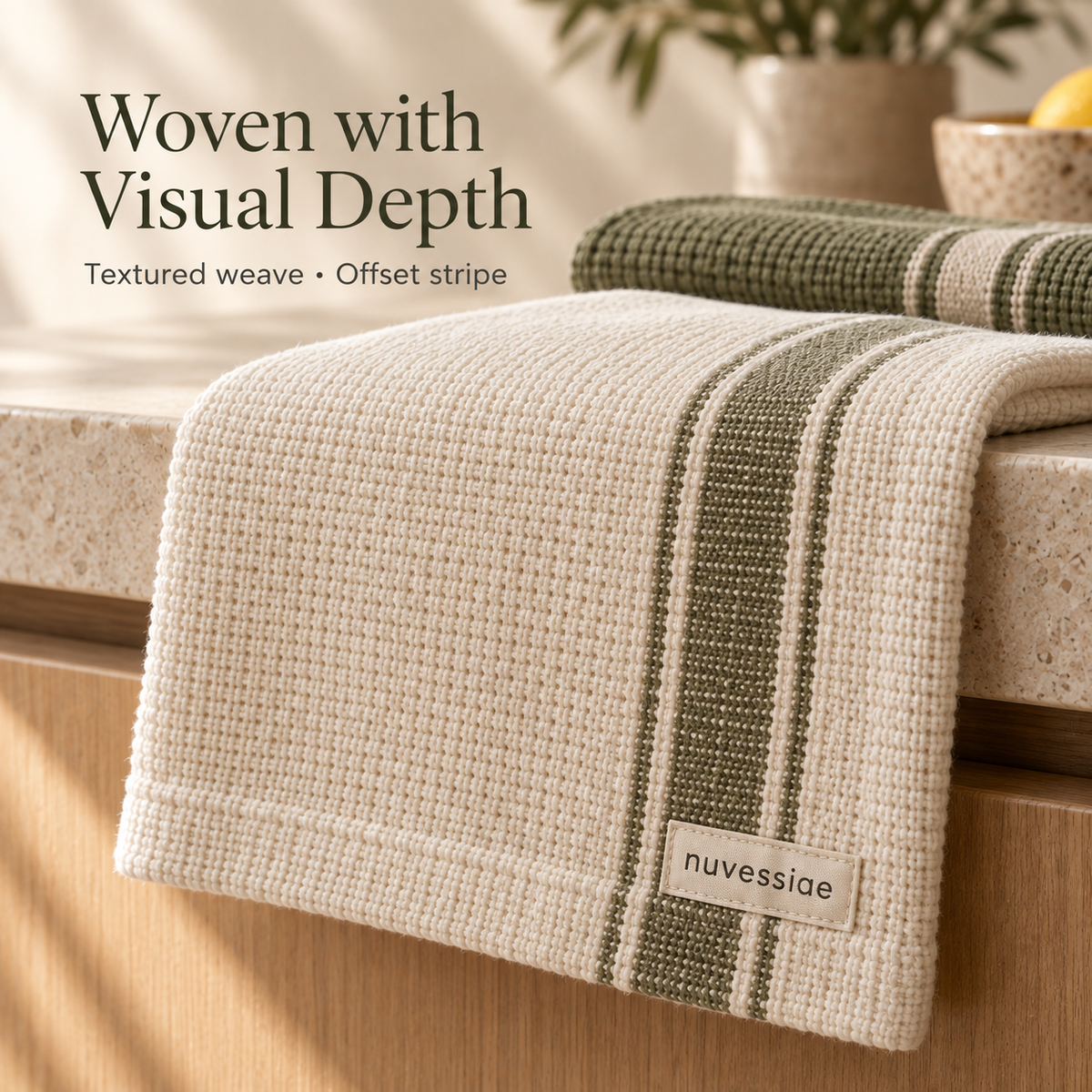 Nuvessiae™ FoldHaven Kitchen Towel Duo
