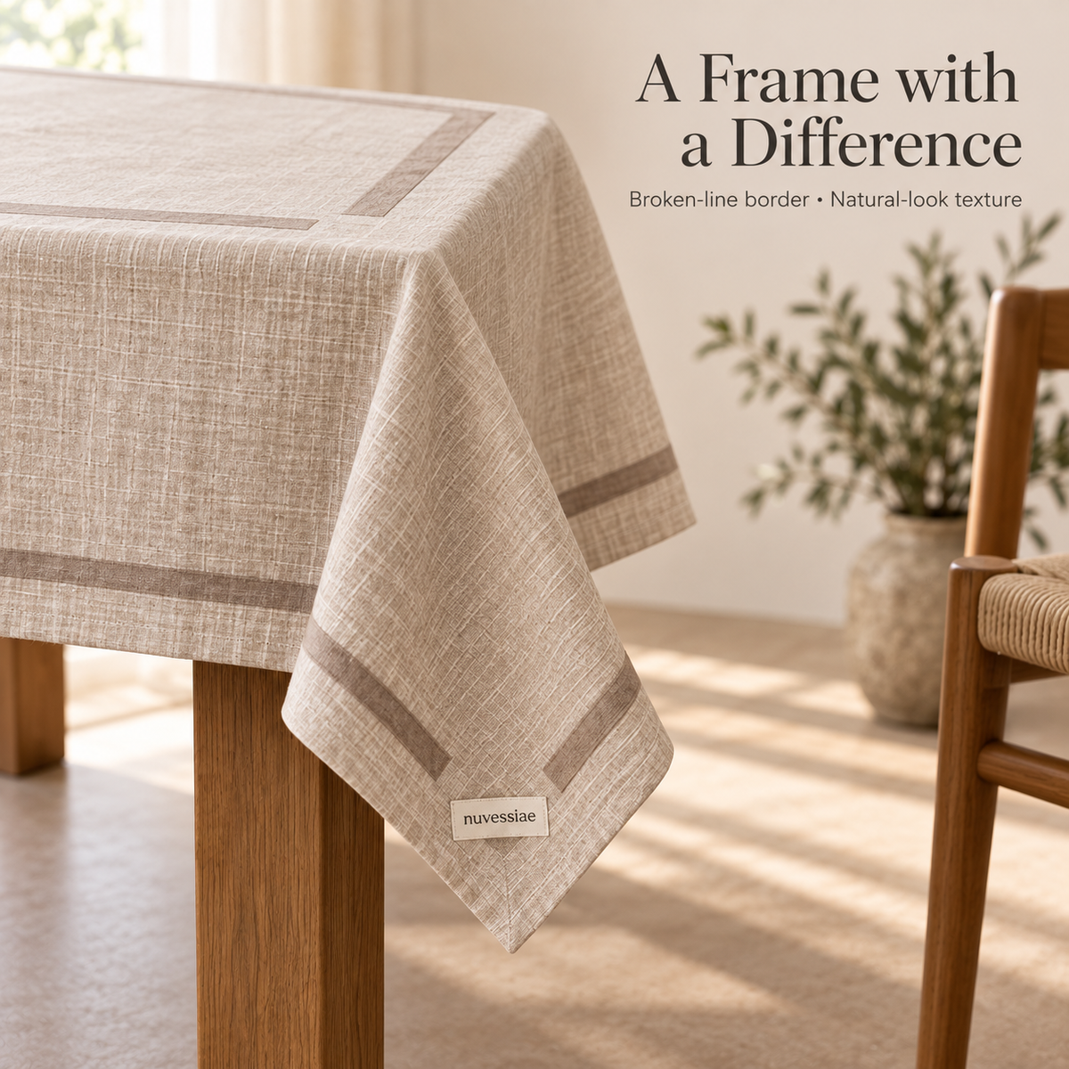 Nuvessiae™ OffsetFrame Rectangular Tablecloth