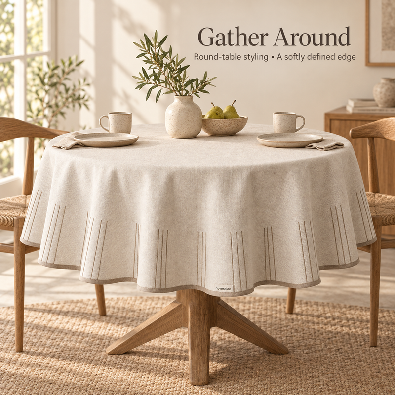 Nuvessiae™ Petaline Round Tablecloth