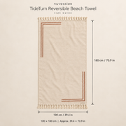Nuvessiae™ TideTurn Reversible Beach Towel