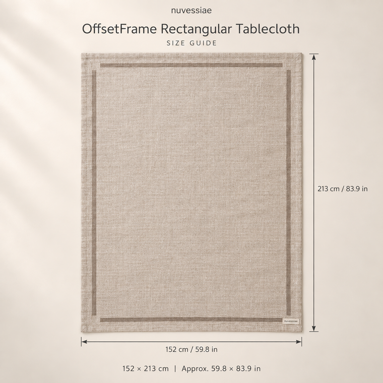 Nuvessiae™ OffsetFrame Rectangular Tablecloth