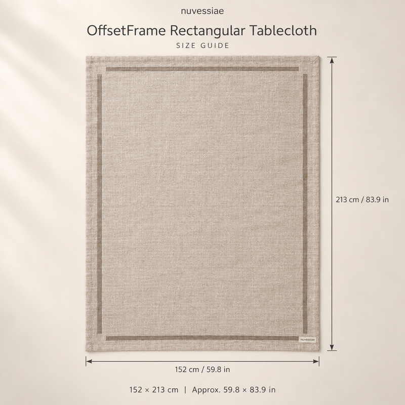 Nuvessiae™ OffsetFrame Rectangular Tablecloth