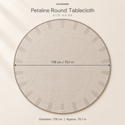 Nuvessiae™ Petaline Round Tablecloth