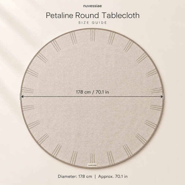 Nuvessiae™ Petaline Round Tablecloth