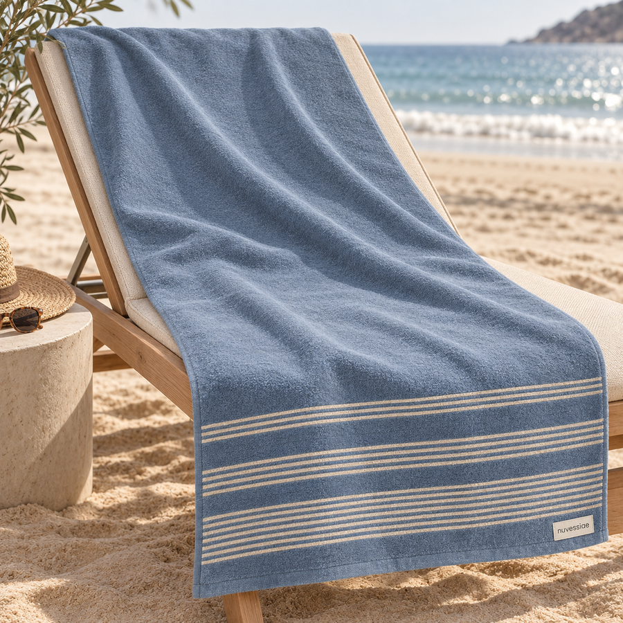 Nuvessiae™ BlueReach Beach Towel