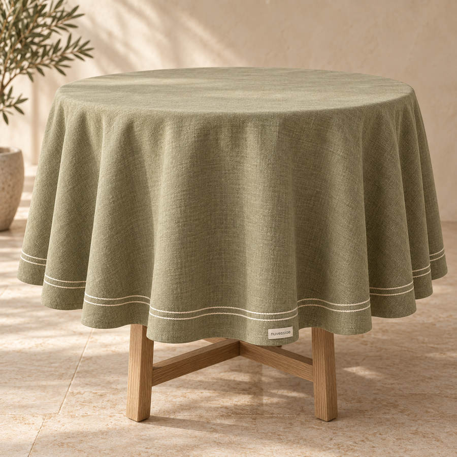 Nuvessiae™ HaloMoss Round Tablecloth