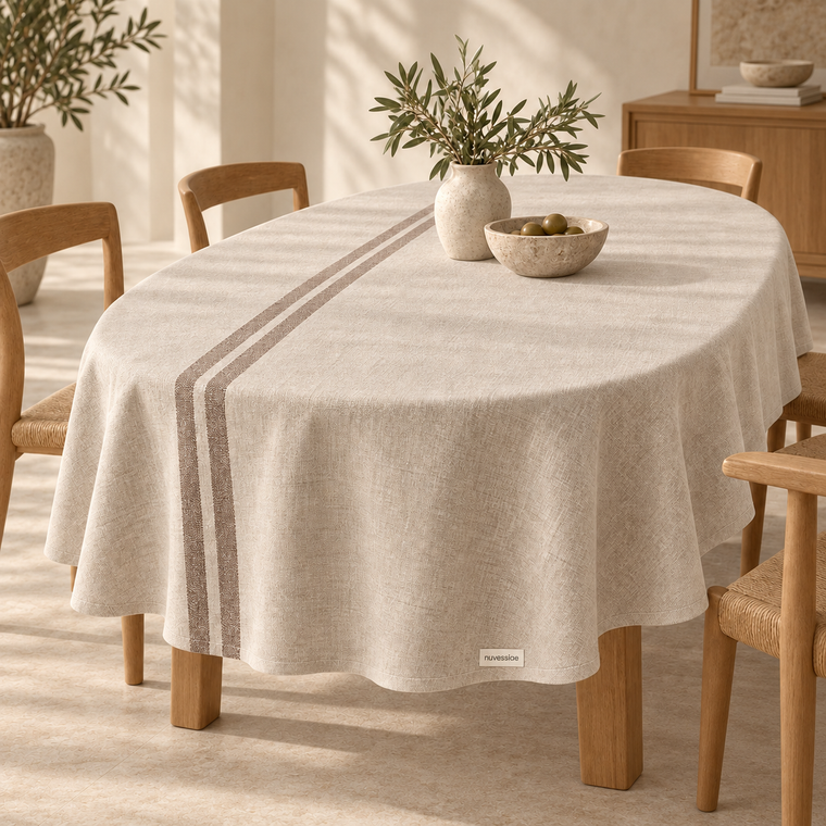 Nuvessiae™ LongArc Oval Tablecloth
